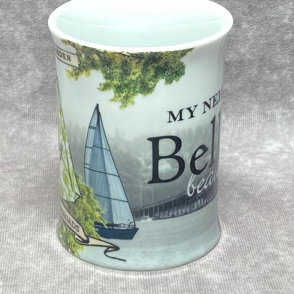 My Neighborhood Coffee Mug Bellevue, Wa Seattle Series by Rosanna Tea Cup  (B) - Picture 3 of 10